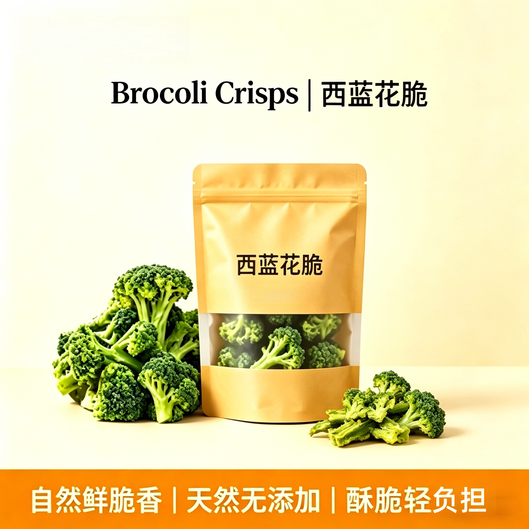 央妈推荐西蓝花脆脱水果蔬脆即食蔬菜干西兰花冻干旗舰店代餐零食