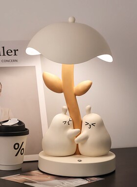 结婚礼物送新人永不分梨台灯摆件长明灯卧室送新娘订婚新婚礼品盒