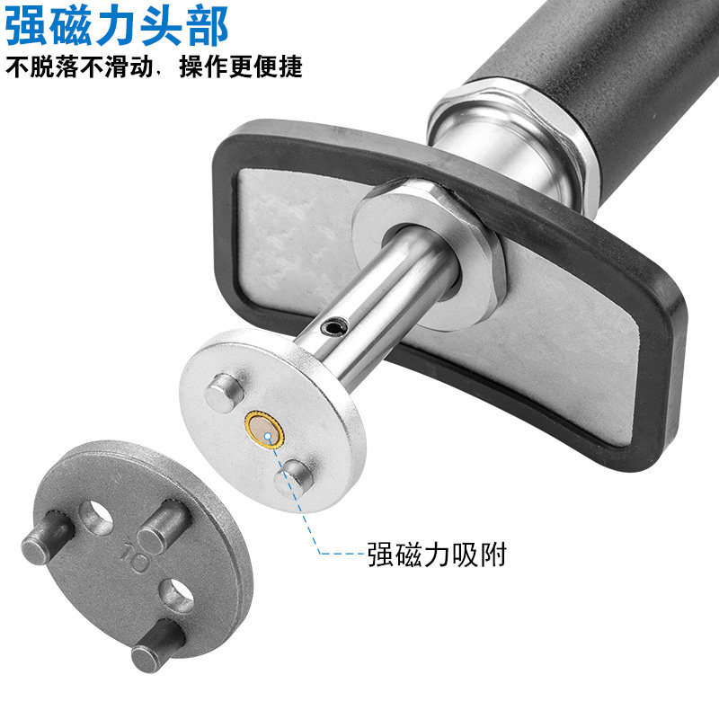 气动刹车分泵回位工具汽车碟刹卡钳活塞顶回工具刹车片更换工具