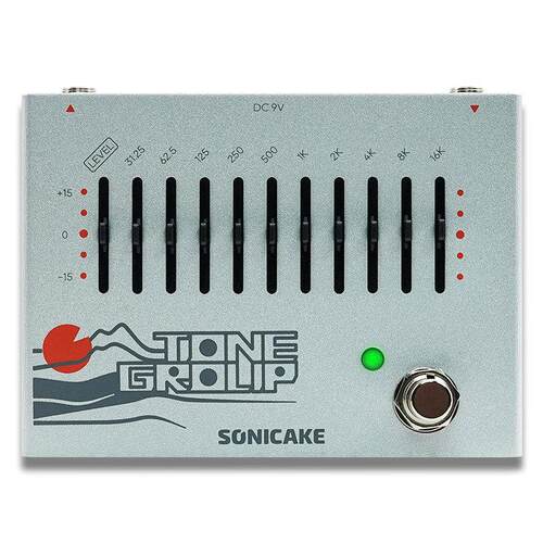 Sonicake QDS电吉他单块效果器原声乐器前级贝斯延迟混响十段均衡