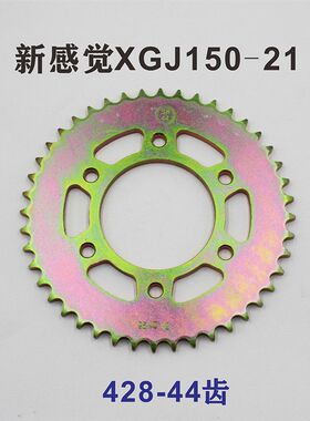 新感觉150/250摩托车配件 XGJ150-21/150-21摩托链盘牙盘齿轮链轮