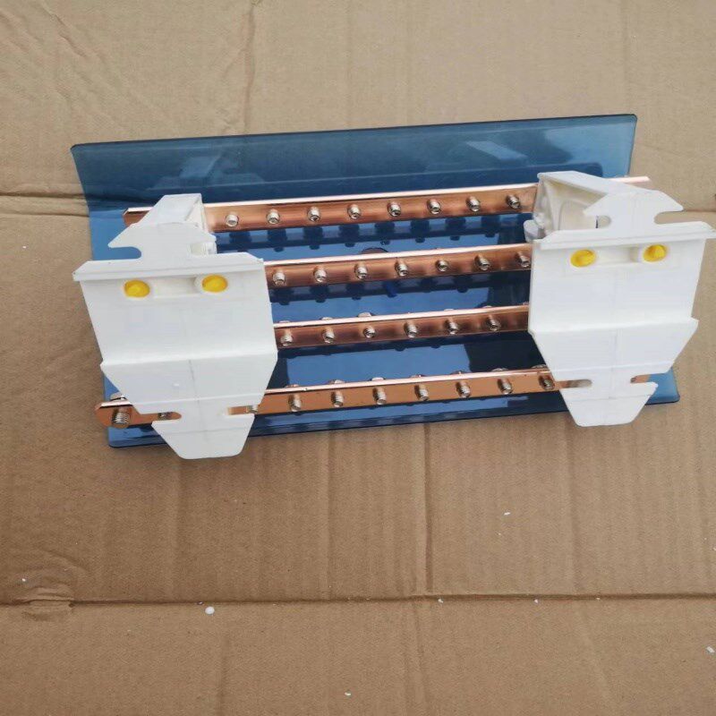 三相四线250安电流端子盒卡导式紫铜排母汇流排分流零线排火线排