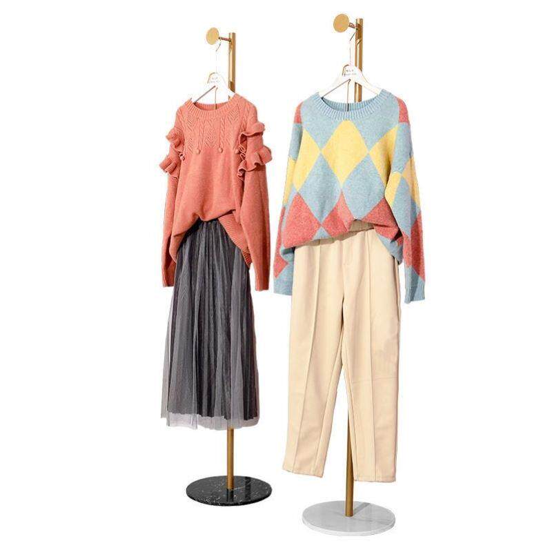 服装店橱窗展示架落地式挂衣架女装店正挂衣服架子样版陈列衣服架