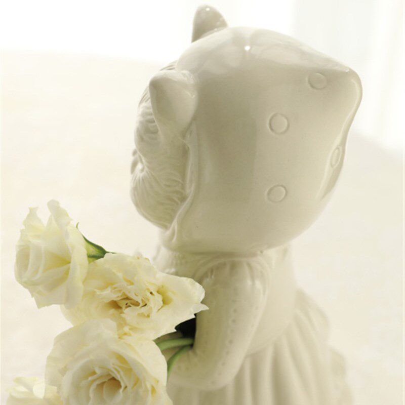 MUSe Garden 咪咪夫人 背影杀小容量单只花陶瓷花瓶水培花器
