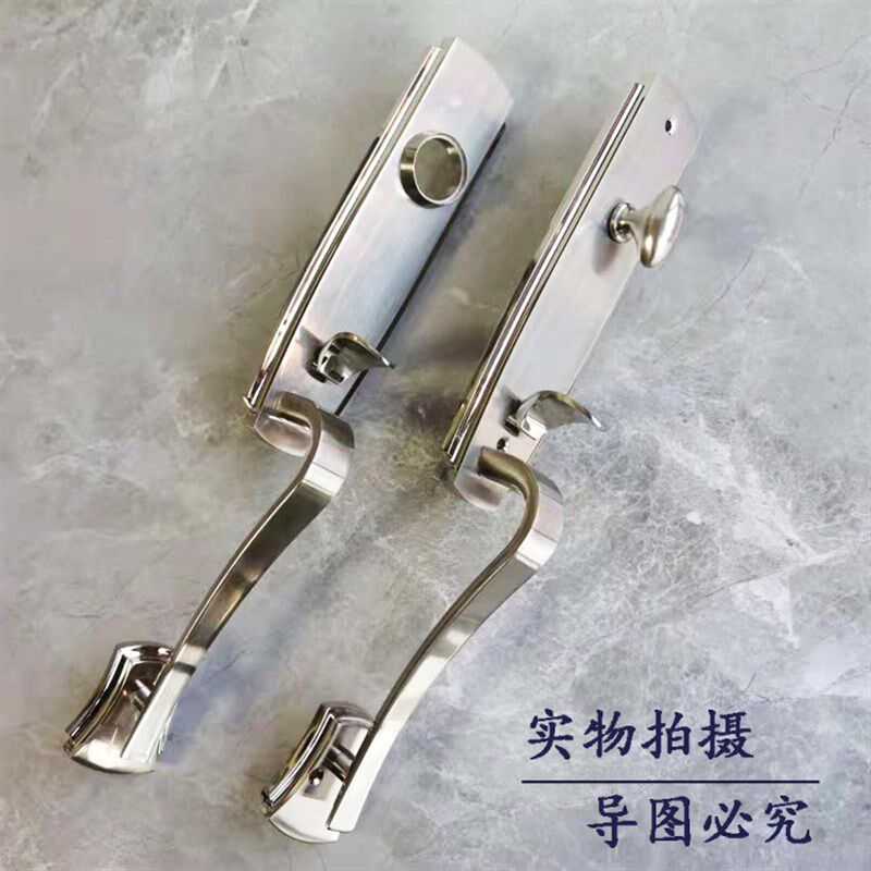 大把手锁 罗普斯金门锁拉手锁 铝门拉手锁别墅门锁白钢门锁大门锁
