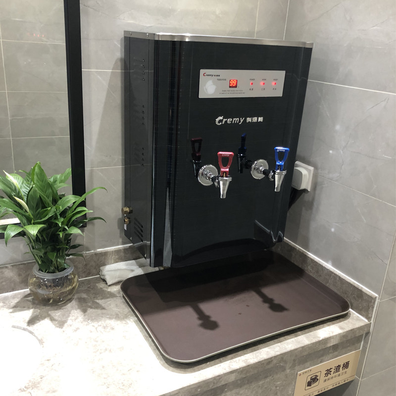 钛金不锈钢步进式商用开水机办公学校工厂大容量开水器冷热直饮机