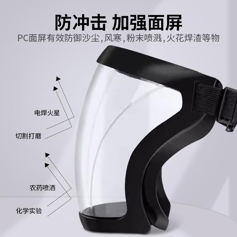 护目镜劳保防雾防粉尘防护面罩防飞溅骑行防风沙工业电焊专用漂流