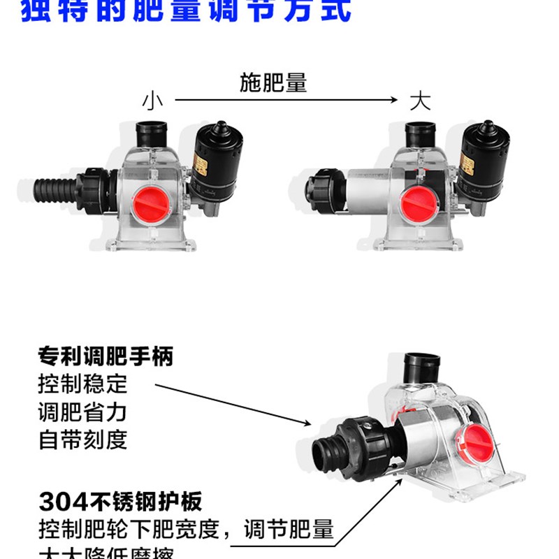可调电动肥盒12V24V施肥盒免耕机中耕机旋耕机施肥箱三方农机配件