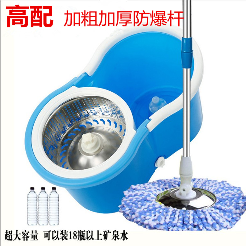 加厚加大旋转拖把桶双驱动一拖净手压干湿两用好神拖通用包邮
