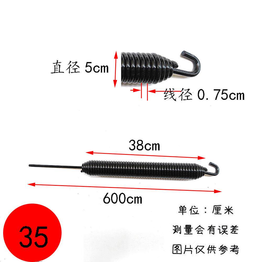 栅栏机弹簧拉簧带勾弹簧停车场用弹簧可适用威捷科拓道尔栅栏机拉