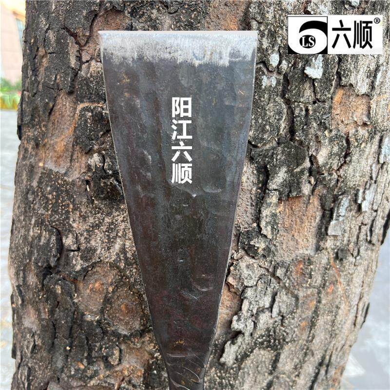 六顺螺纹钢一体锻打两用铲凿铁锹锨挖掘工具撬杠起苗器挖树挖坑铲