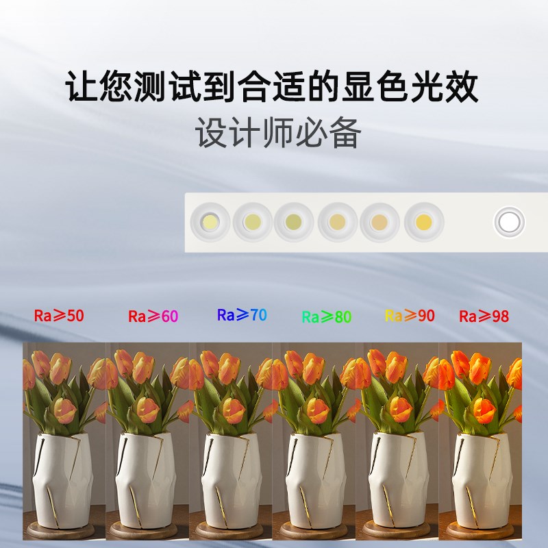 设计师色温棒灯光LED便捷式检测专用显指色温笔对比仪拍照补光器