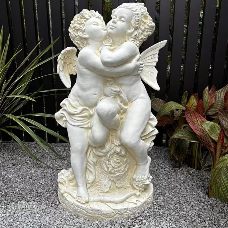 欧式天使爱神丘比特雕塑立体展厅装饰复古创意落地婚庆摆件