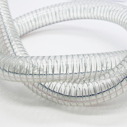 耐高温160度PVC透明钢丝软管耐高压抗冻四季柔软123456寸46分