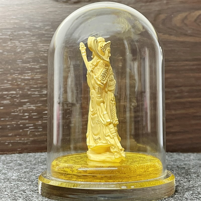 汽车用品内饰桌面摆件绒沙金武财神关帝佛像关公车载摆设千手观音