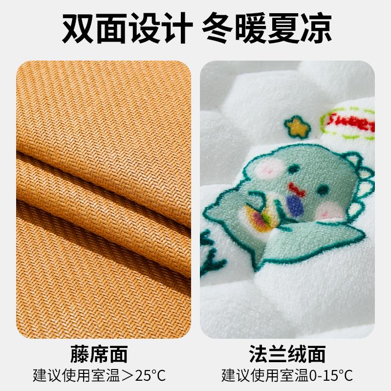 婴儿车垫子秋冬保暖睡垫宝宝小推车坐垫加绒遛娃车垫躺垫软垫配件