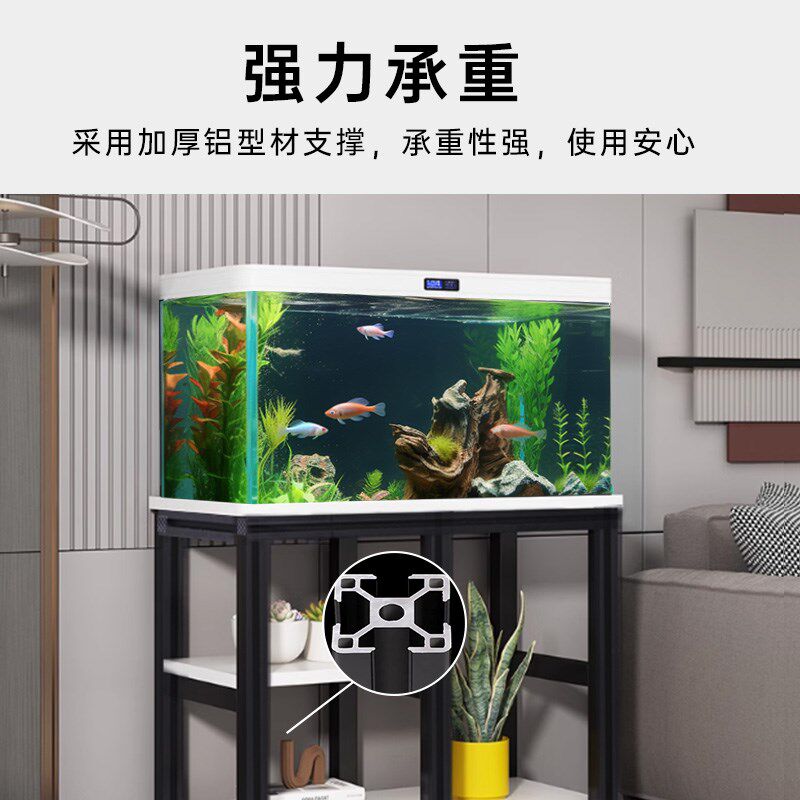 铝合金型材鱼缸架子专用超强承重龟鱼缸底座底柜家用双多层可定制