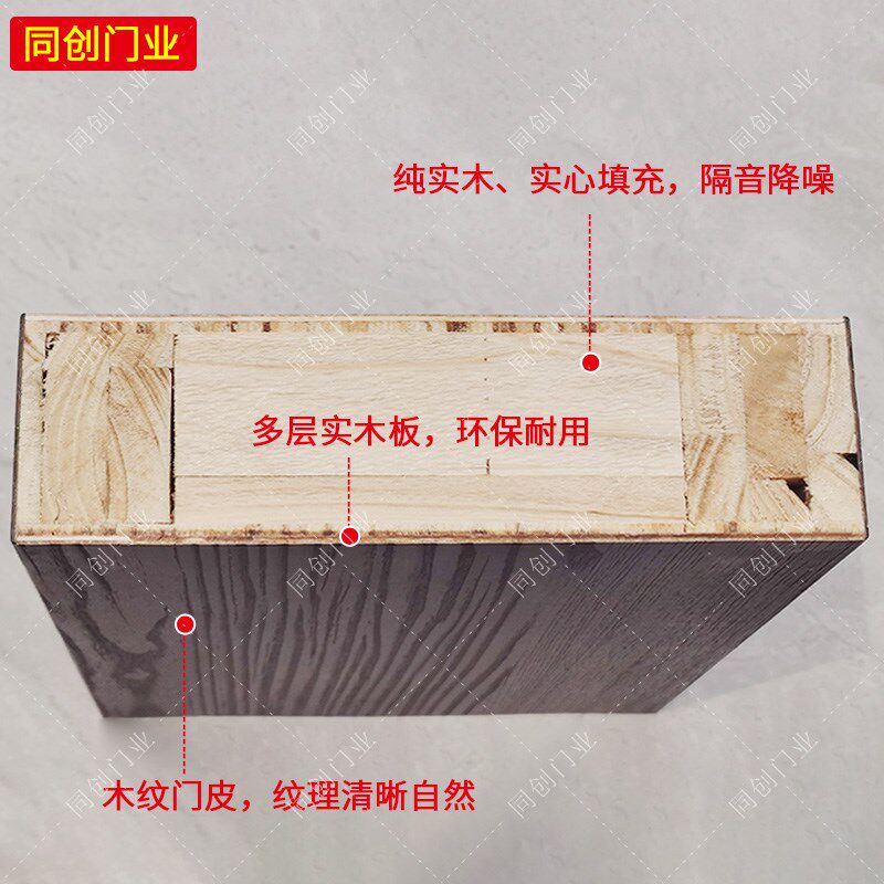 多层实木全实木门家用卧室门环保套装隔音室内门免漆房间门包安装