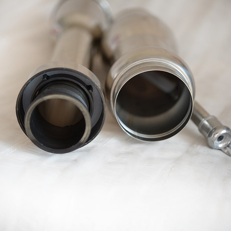 云南水烟筒伸缩便携式烟筒不锈钢加厚大号烟斗双葫芦款过滤烟具