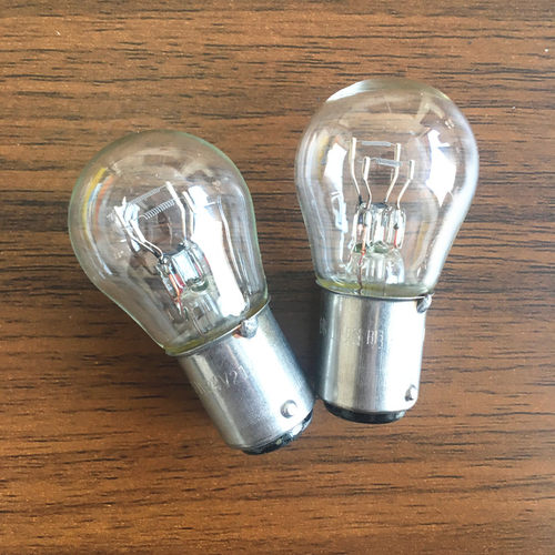 12V24V汽车摩托车刹车灯泡2409汽车灯泡双丝P21/5W 单双尾高低脚