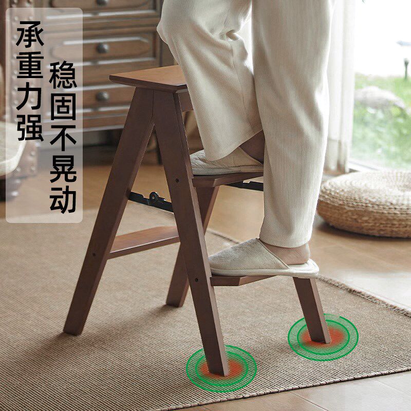 创意折叠凳家用登高凳成人折叠伸缩加厚梯子椅子两用便捷式高脚凳
