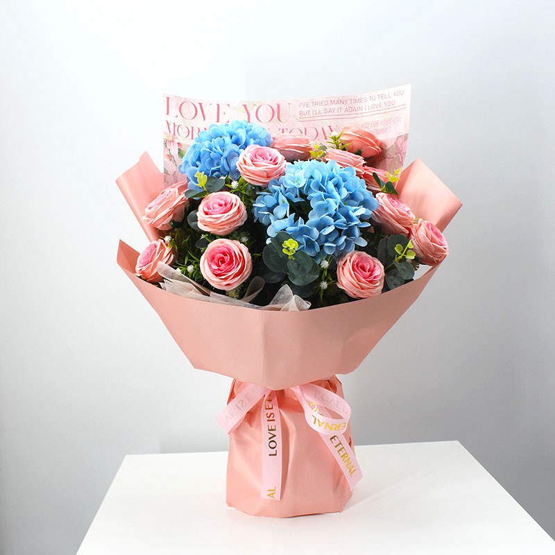 花束仿真花手捧花交车颁奖成品花束永生花假花拍照教师节母亲节