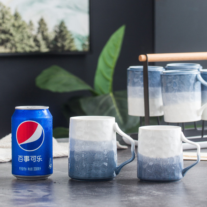 北欧杯子套装家用客厅茶杯水壶套杯轻奢水杯陶瓷水具茶具杯具礼盒