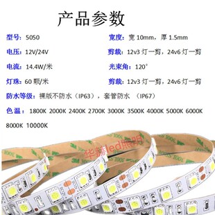 色温灯带12v24v1800k2000k2400k2700k3000k3500k4000k6000k10000k