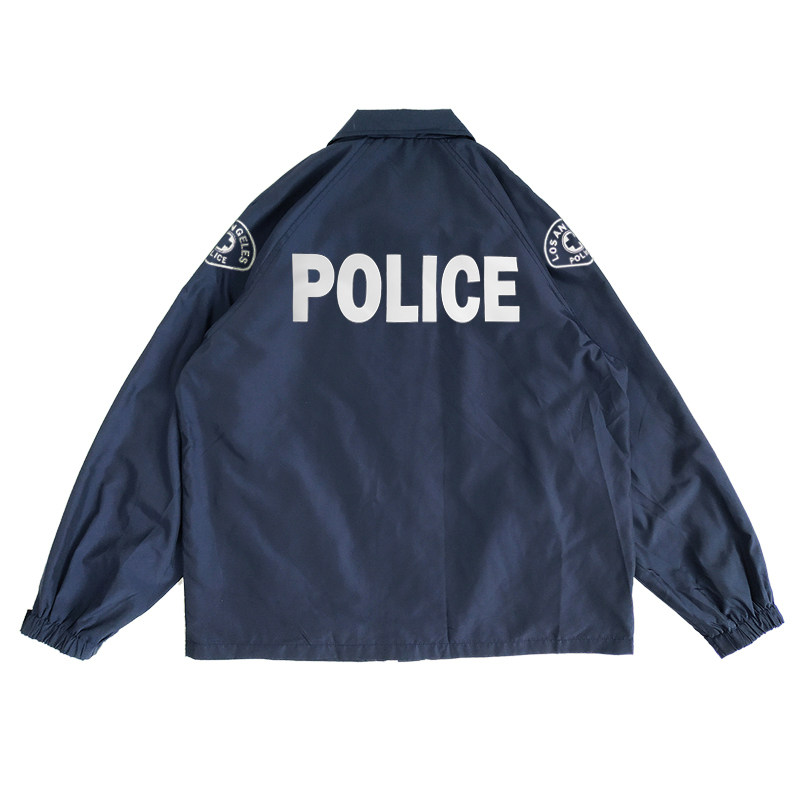 【TAG】洛城警局LAPD警视厅突击风衣识别外套美式教练夹克宽松男