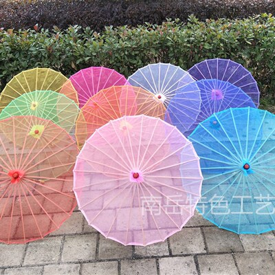 透明演出跳舞伞民族古典舞 沙湾往事 雨打芭蕉舞蹈道具旗袍走秀伞