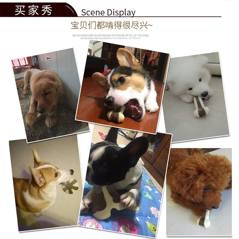 狗狗假骨头磨牙棒耐咬狗玩具大型犬幼犬拉布拉多萨摩耶的狗狗玩具图片