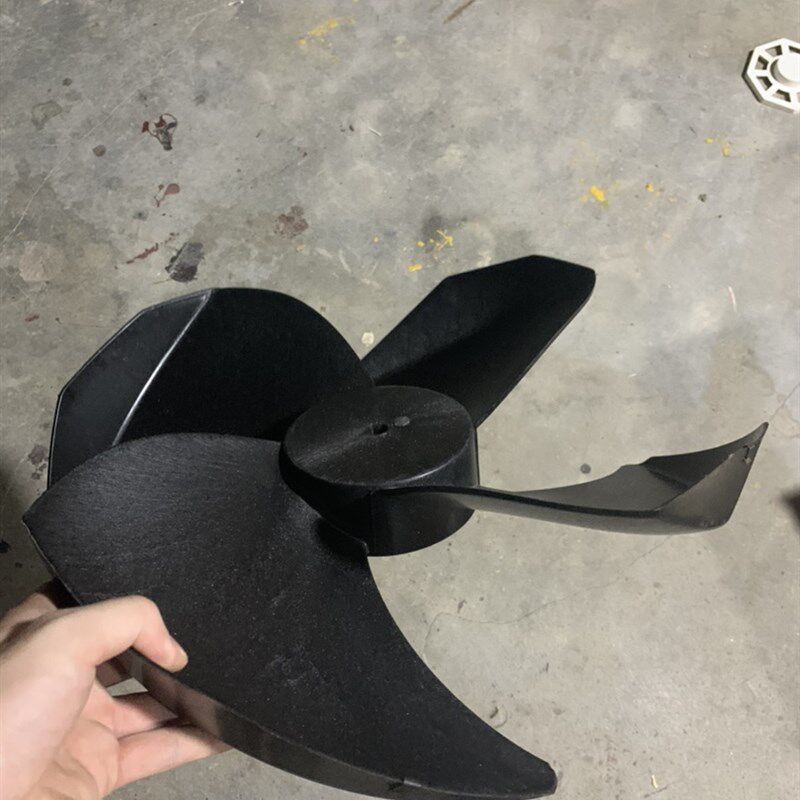 绿源风供应风量冷风机风叶配件环保空调专用风叶四叶风轮厂家风扇