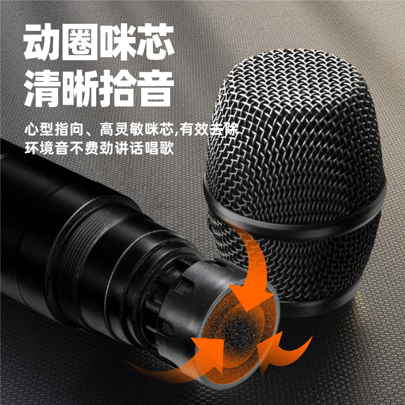 麦克风一拖八会议演出演讲学校远距离稳定接收无线话筒领夹会议麦
