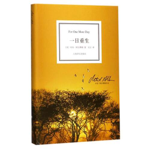 正版新书 一日重生 (美)阿尔博姆 上海译文出版社