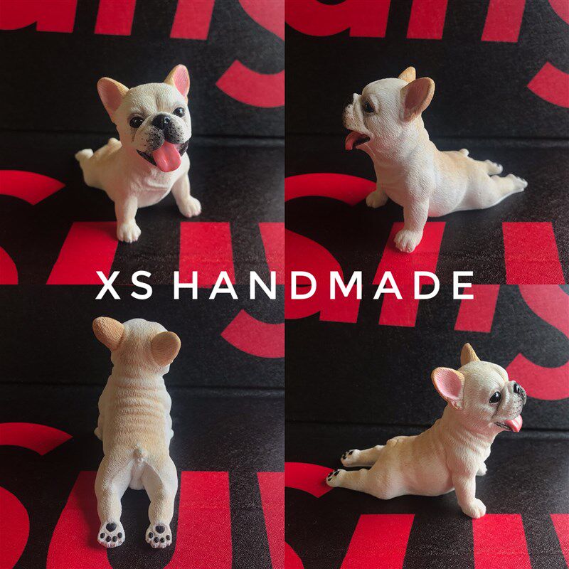 香薰石膏扩香石来图定制法斗斗牛犬狗狗汽车载空调出风口挂件摆件