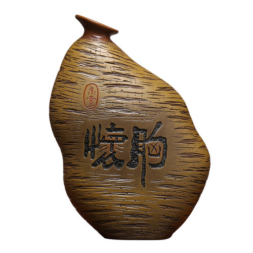 新中式老板办公室摆件入户进门玄关隔断层高档书柜博古架小装饰品