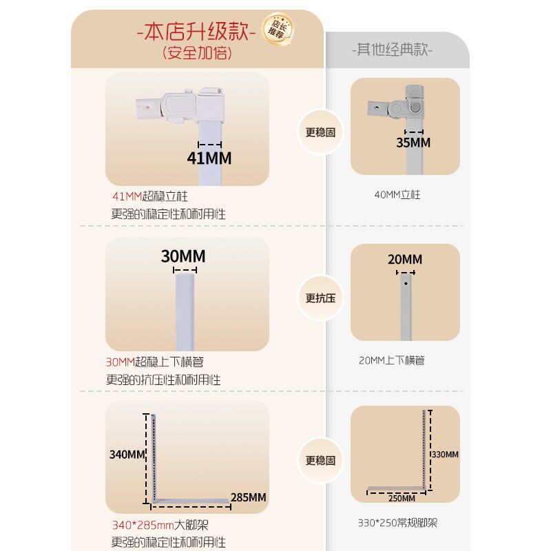 榻榻米床围栏护栏一面双面定制婴儿飘窗宝宝木炕防摔挡板定做床边