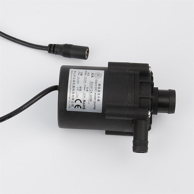 跨境冷水机循环泵12V24V直流潜水泵家用热水循环泵洗碗机小水泵