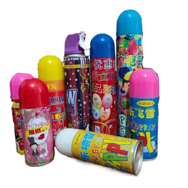 结婚喷彩带彩条喷飞雪彩带彩条喷彩雪花彩带喷彩条罐节庆全国包邮