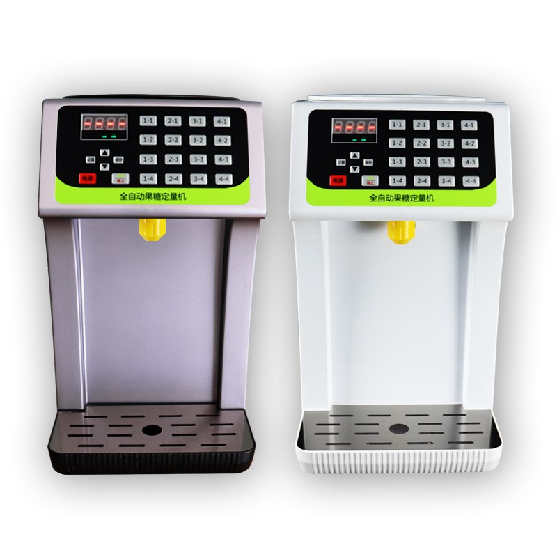全自动果糖机商用奶茶店设备全套16格果粉定量仪精准果糖定量器