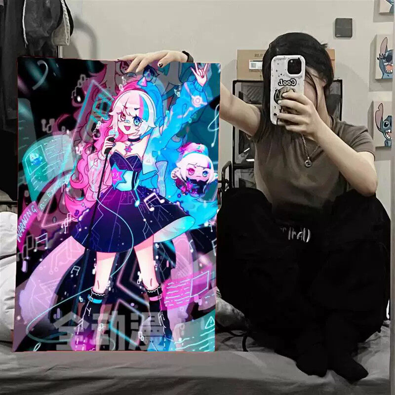 蛋仔派对人物画满钻游戏带框儿童钻石手工5d2026新款钻石贴画礼物
