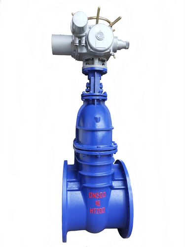 河北远大阀门Z945W-10铸铁电动暗杆楔式法兰闸阀开关DN40-1600