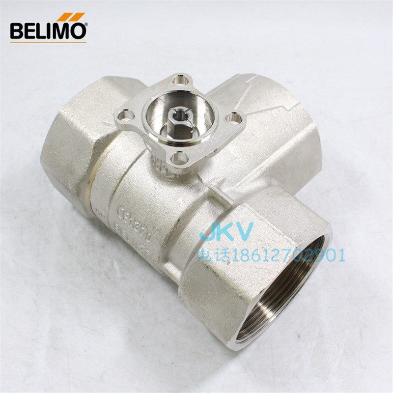 搏力谋BELIMO电动调节三通内螺纹球阀 R3050-25-S4 原装进口现货