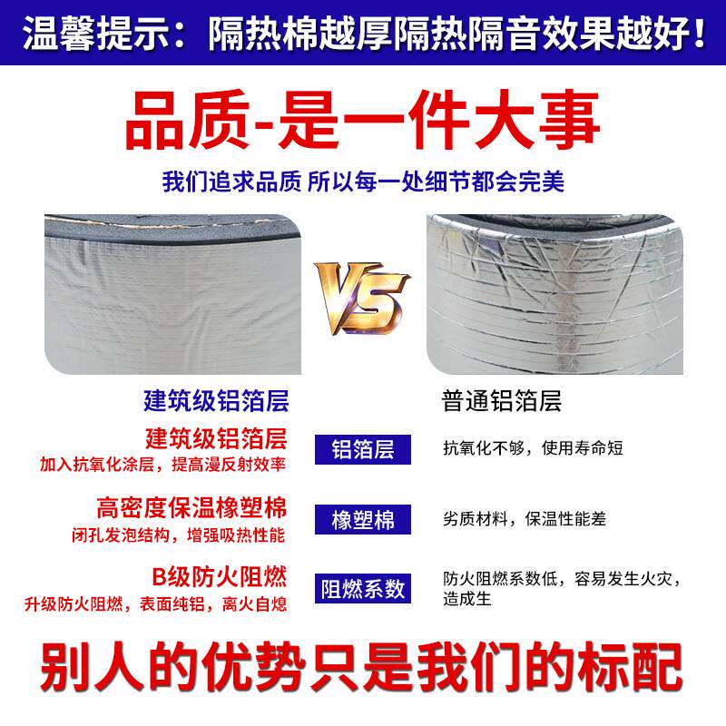 家用墙面保暖防寒自粘装修材料室内屋顶墙体保温隔热棉泡沫板货车