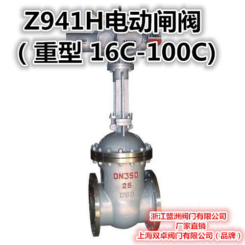 Z941H-16C/25C高温蒸汽导热油矿用防爆电动铸钢法兰闸阀DN15-700