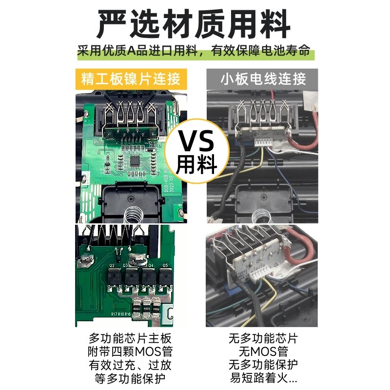 适用Dewalt得伟18V20V锂电池DCB105 118手电钻电动扳手充电器电池