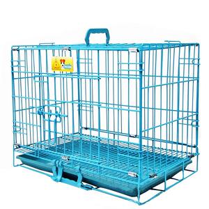 乐佳宠物犬笼泰迪猫笼狗笼铁丝笼子大号折叠加粗金毛用品兔笼狗窝