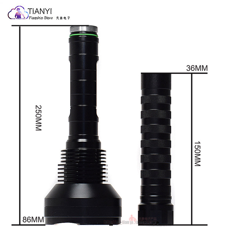 强光 14000LM大功率超亮手电筒 28LED T6户外大型探照灯 超大手电