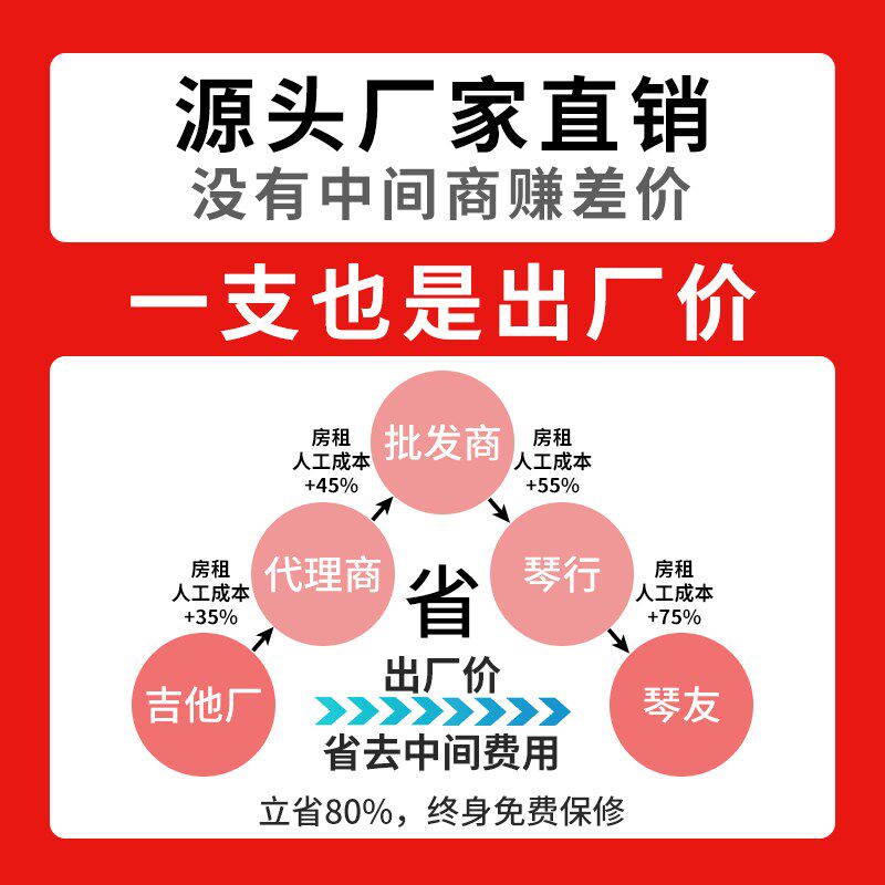 6000元全单吉他蓝牙加振全单板民谣木吉他电箱41寸40寸36寸工厂价