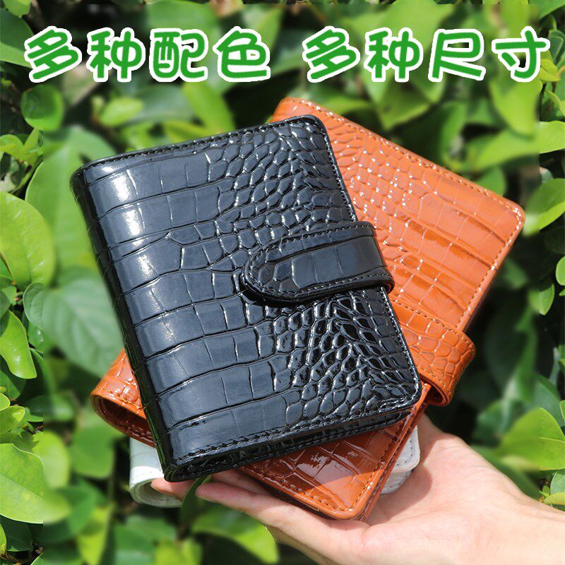 霹雳虎迷你水彩颜料盒随身携带手工绘画画本便携高颜值PU皮A7活页